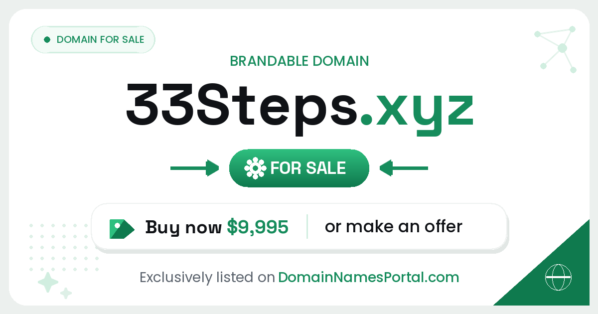 33Steps.xyz share card