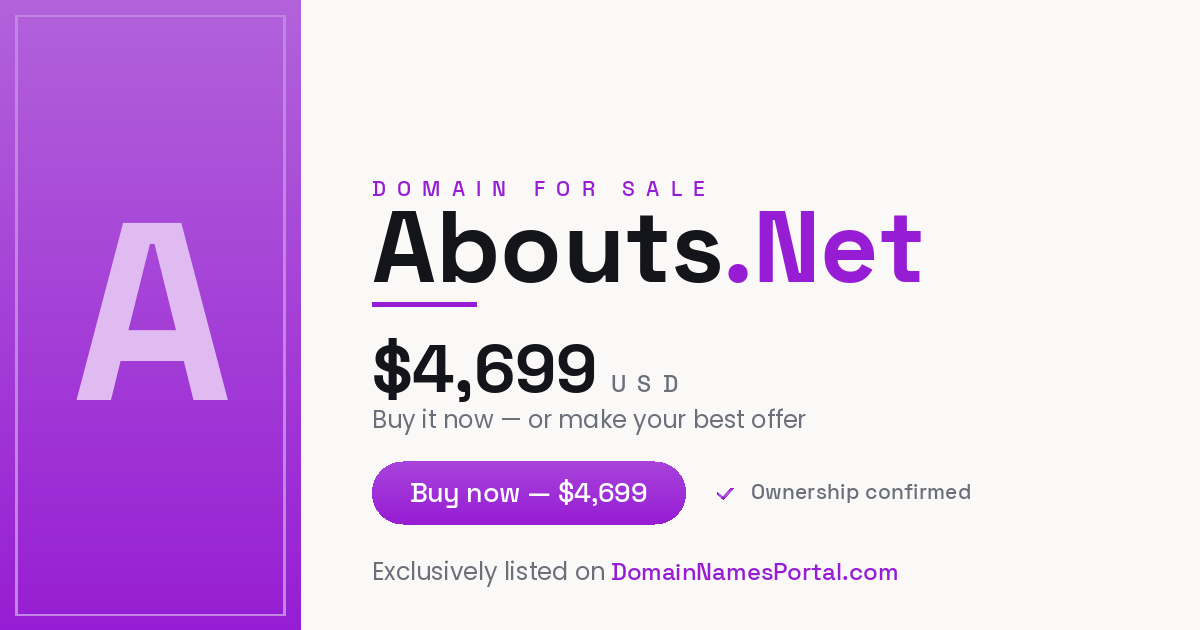 Abouts.Net share card