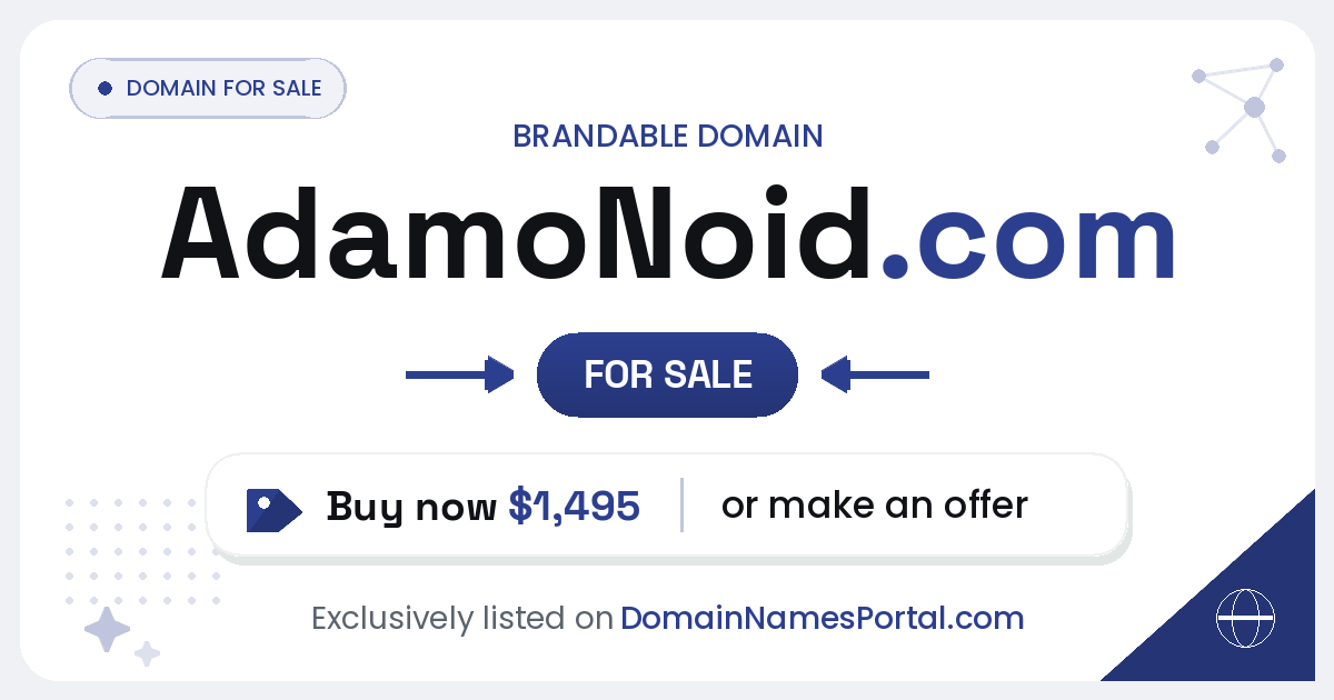 AdamoNoid.com share card