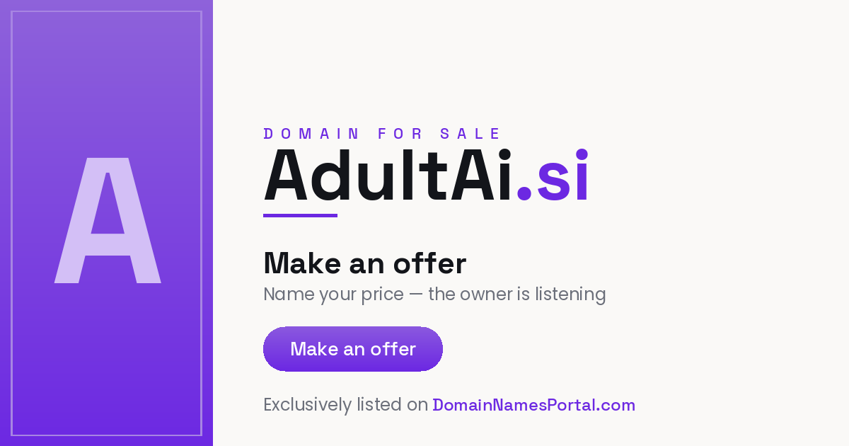 AdultAi.si share card