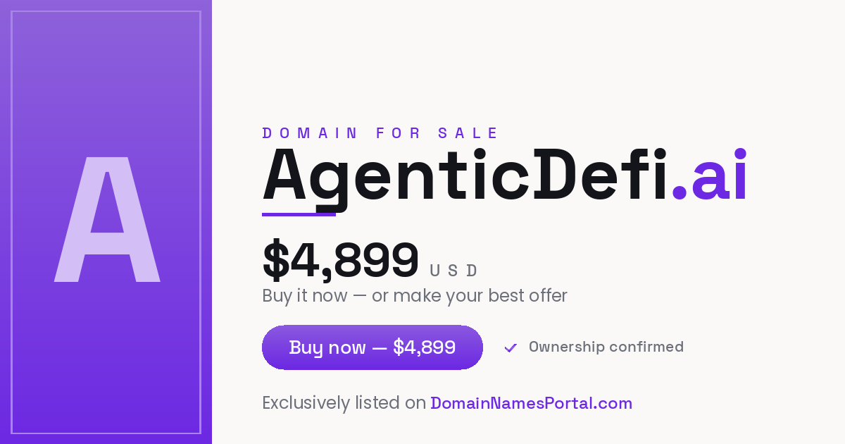 AgenticDefi.ai share card