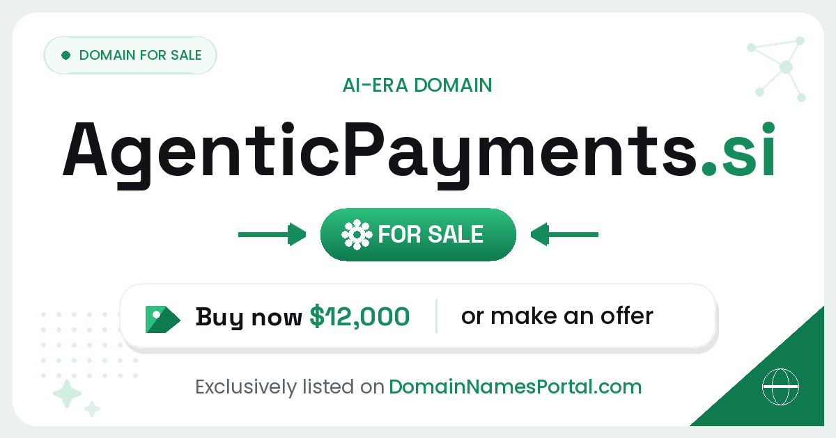 AgenticPayments.si share card