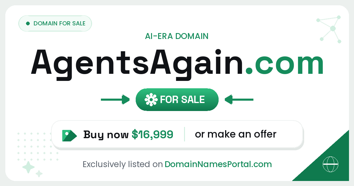 AgentsAgain.com share card