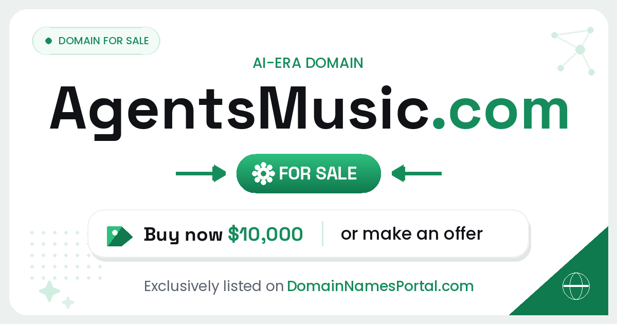 AgentsMusic.com share card