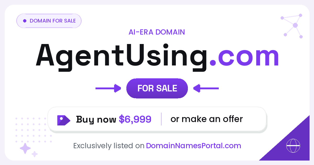 AgentUsing.com share card