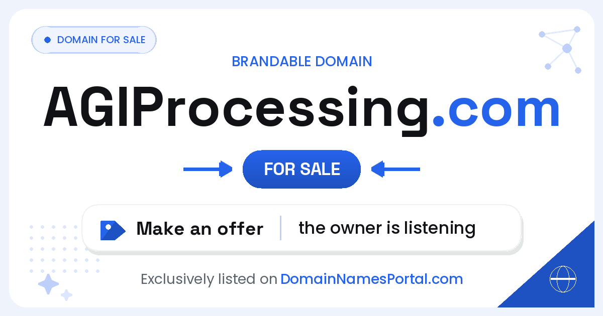 AGIProcessing.com share card
