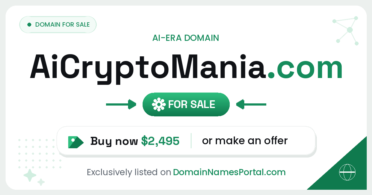 AiCryptoMania.com share card