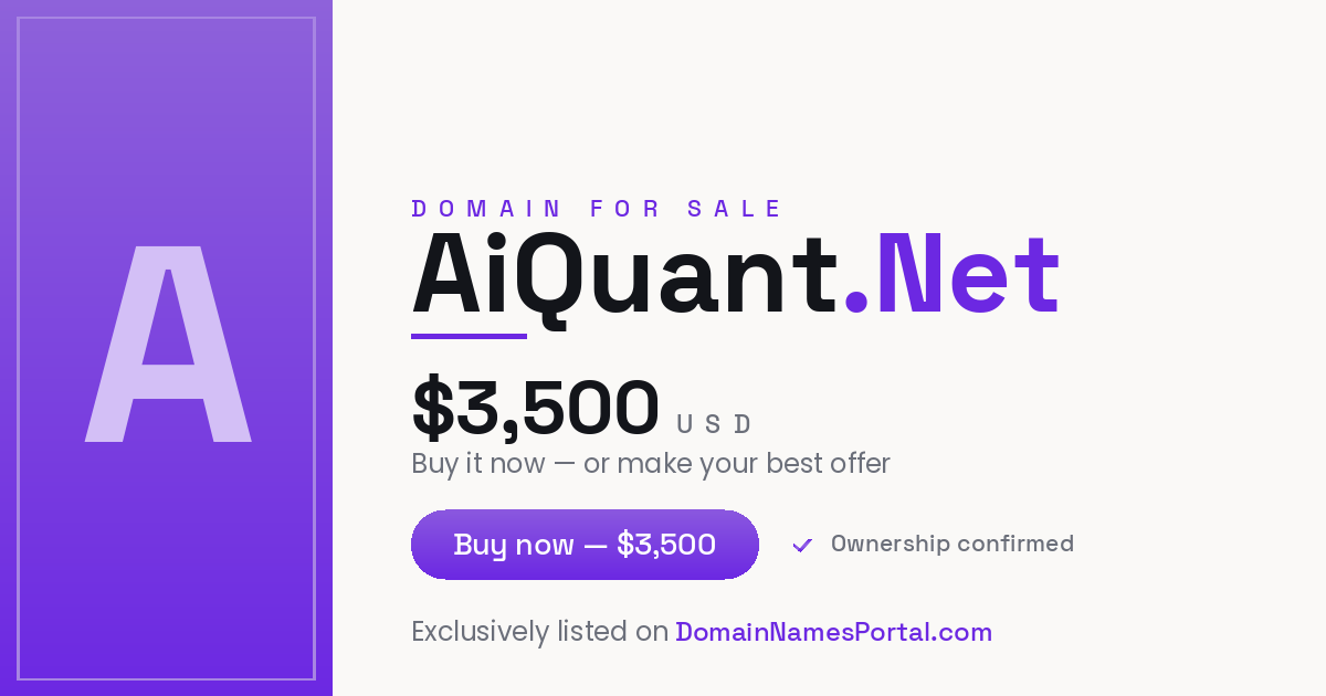 AiQuant.Net share card