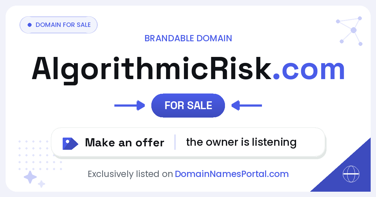 AlgorithmicRisk.com share card