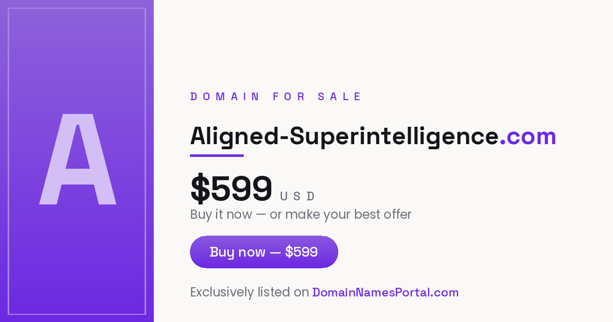 aligned-superintelligence.com share card