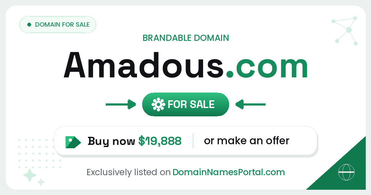 Amadous.com share card