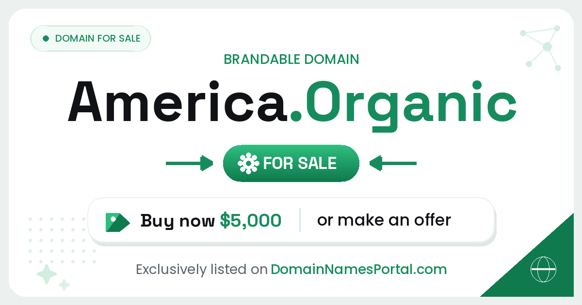 America.Organic share card