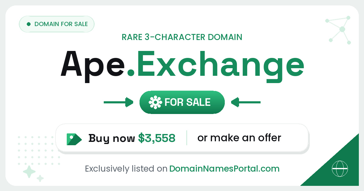 Ape.Exchange share card