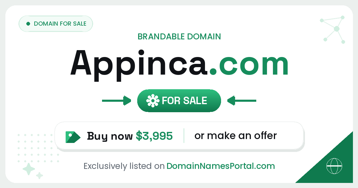 appinca.com share card