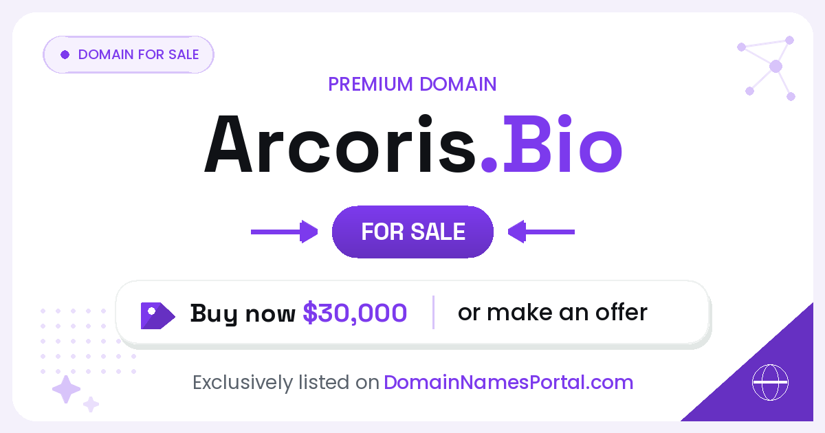 Arcoris.Bio share card