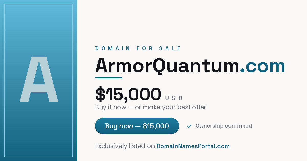 ArmorQuantum.com share card