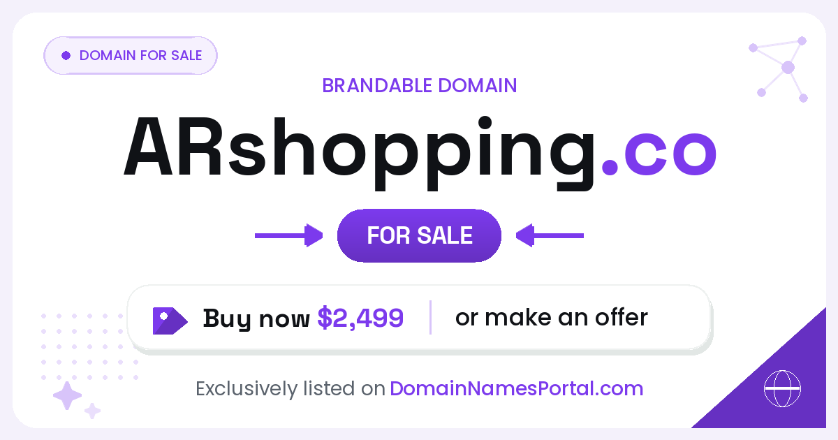 ARshopping.co share card