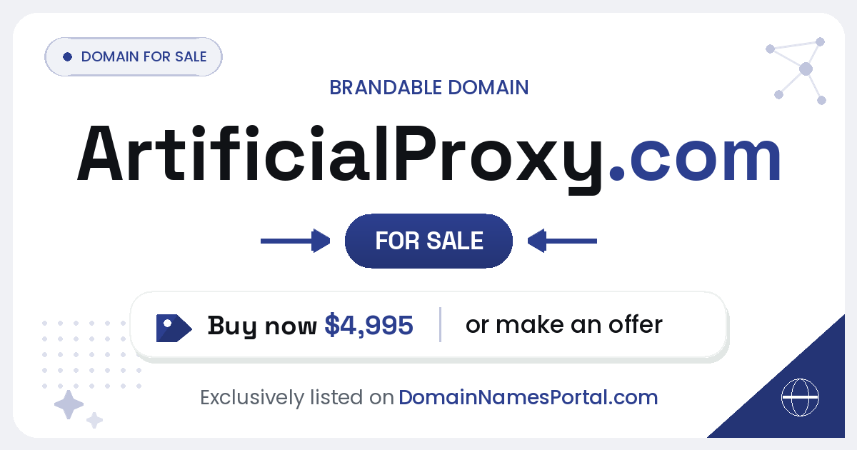 ArtificialProxy.com share card