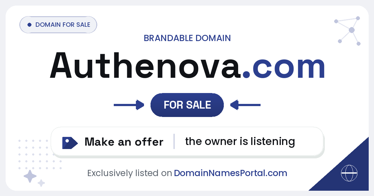 Authenova.com share card