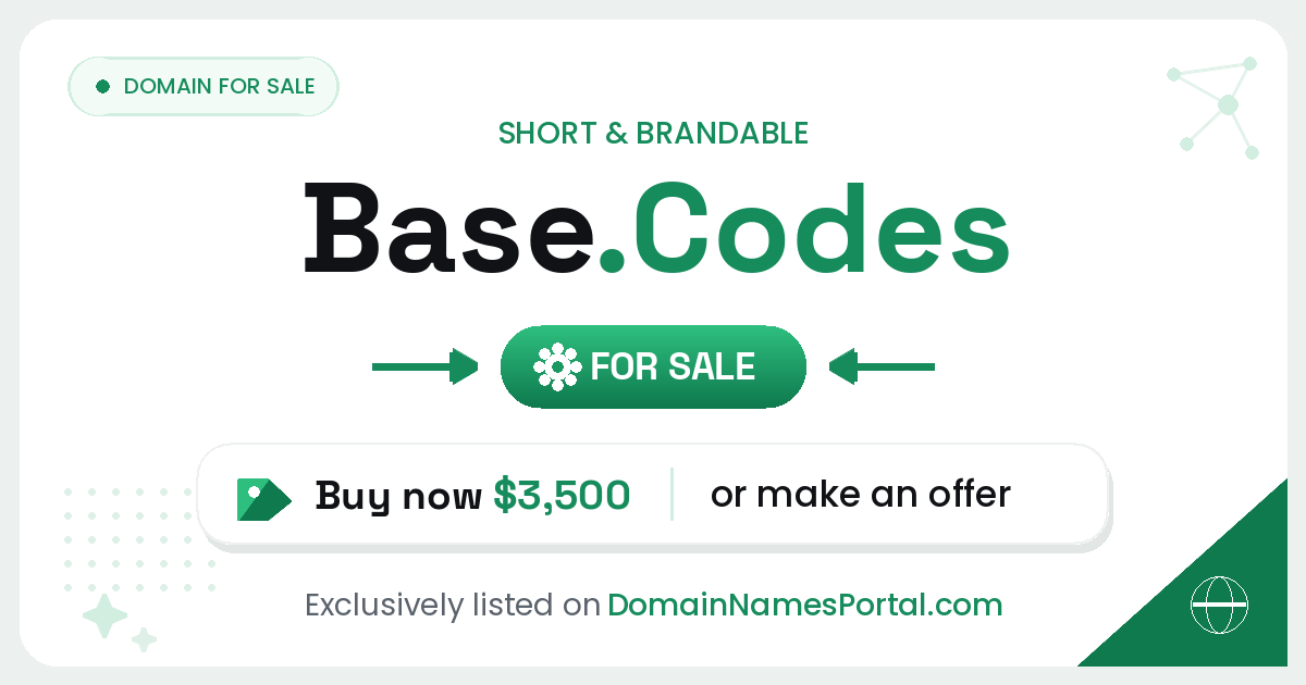 Base.Codes share card