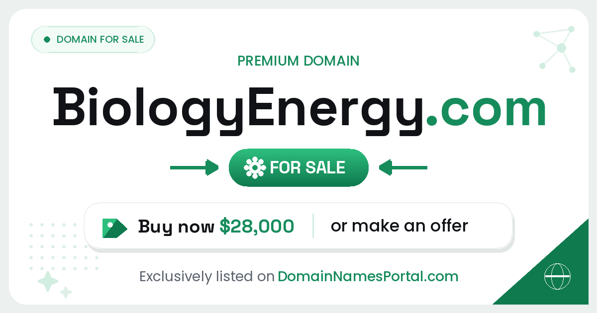 BiologyEnergy.com share card