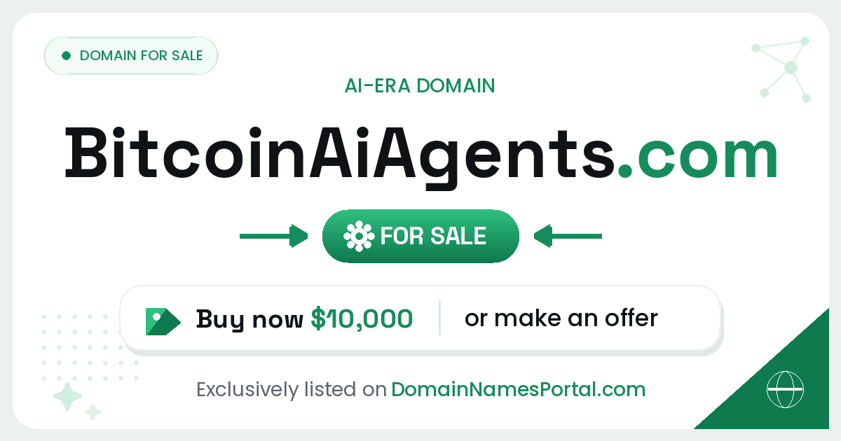 BitcoinAiAgents.com share card