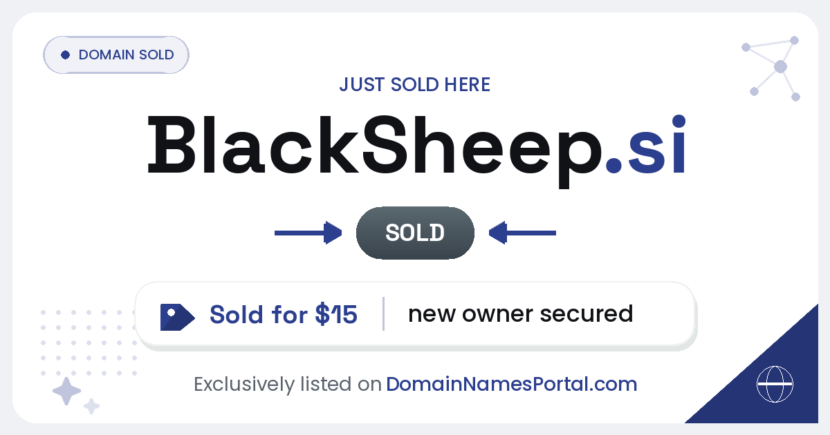 BlackSheep.si share card