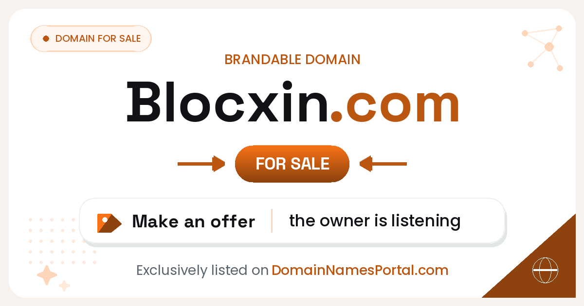 Blocxin.com share card