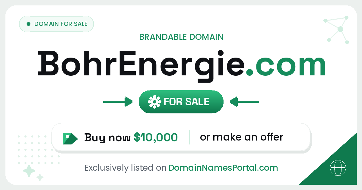 BohrEnergie.com share card
