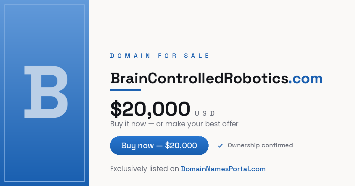 BrainControlledRobotics.com share card