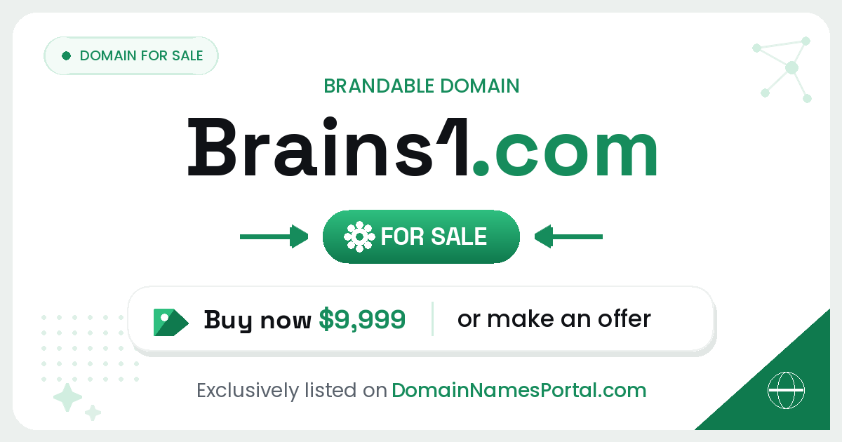 Brains1.com share card