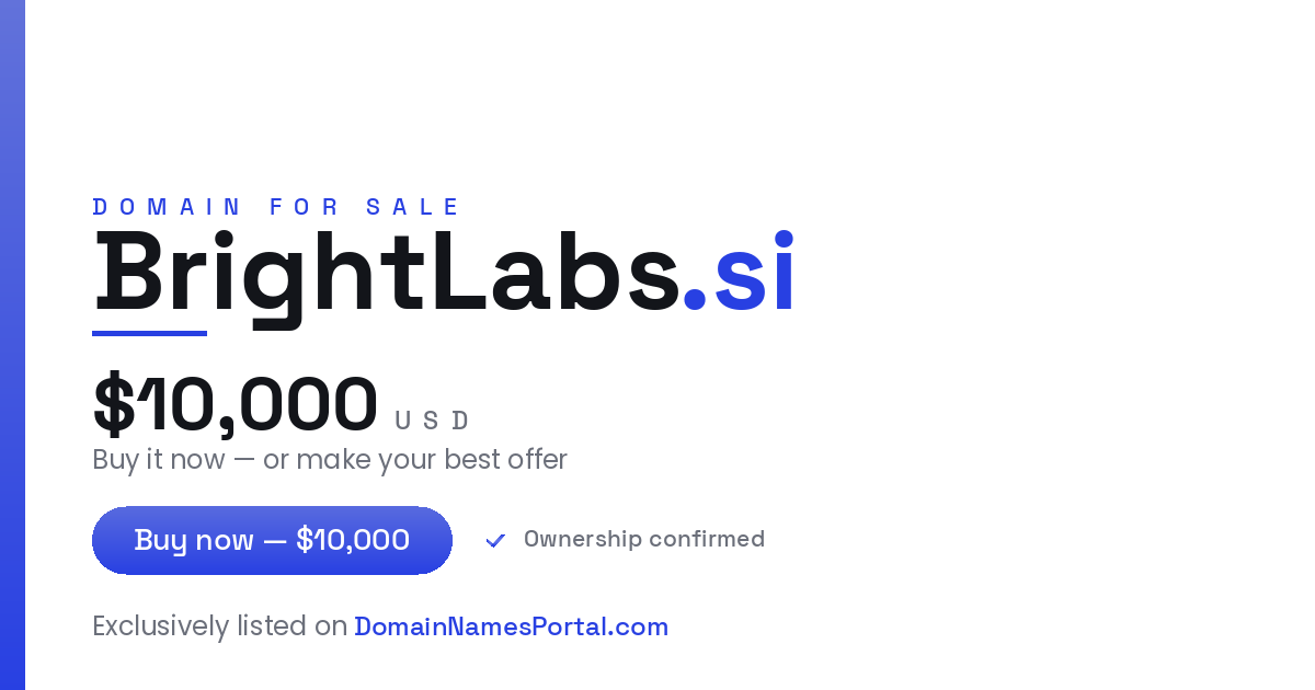 BrightLabs.si share card