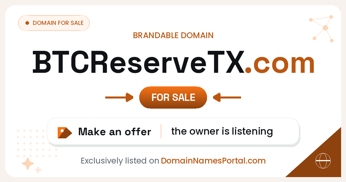 BTCReserveTX.com share card