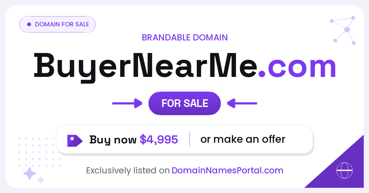 BuyerNearMe.com share card