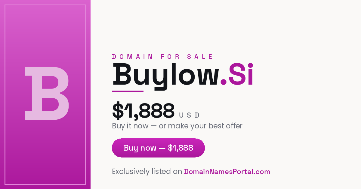 buylow.si share card