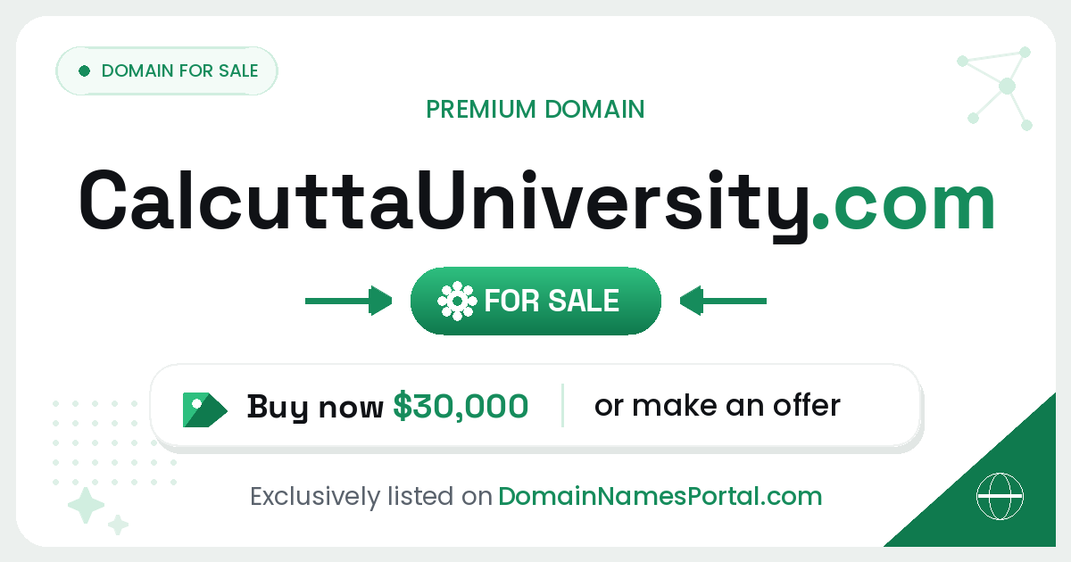 CalcuttaUniversity.com share card