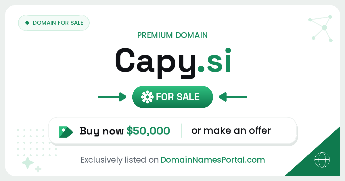 Capy.si share card