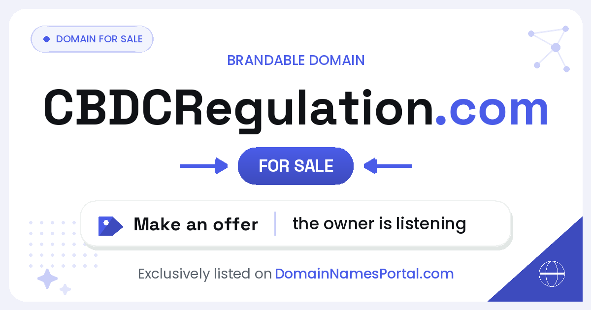 CBDCRegulation.com share card