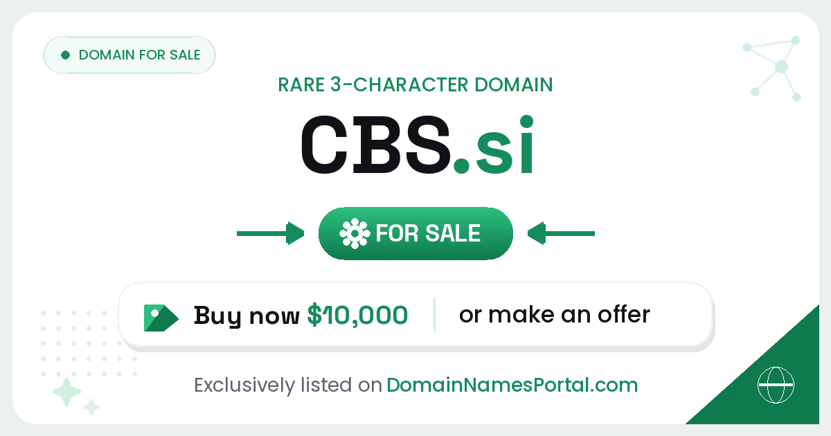 CBS.si share card