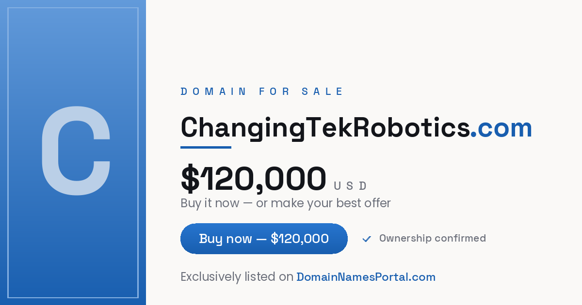 ChangingTekRobotics.com share card