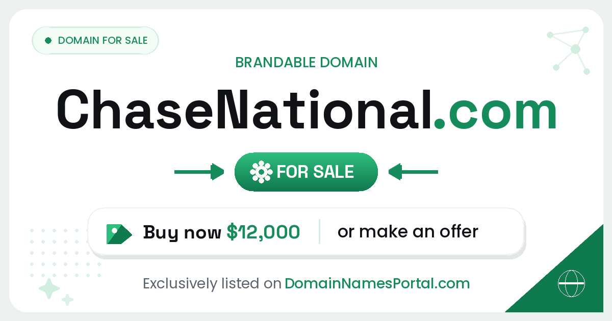 ChaseNational.com share card