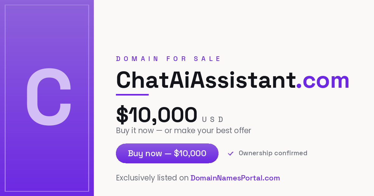 ChatAiAssistant.com share card