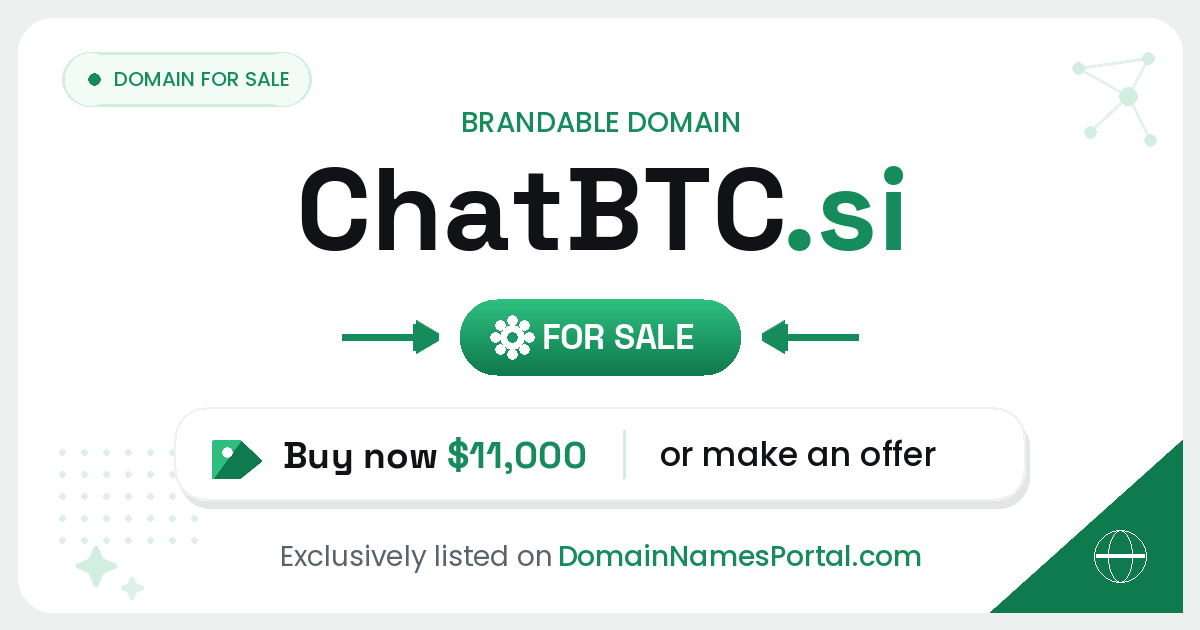 ChatBTC.si share card