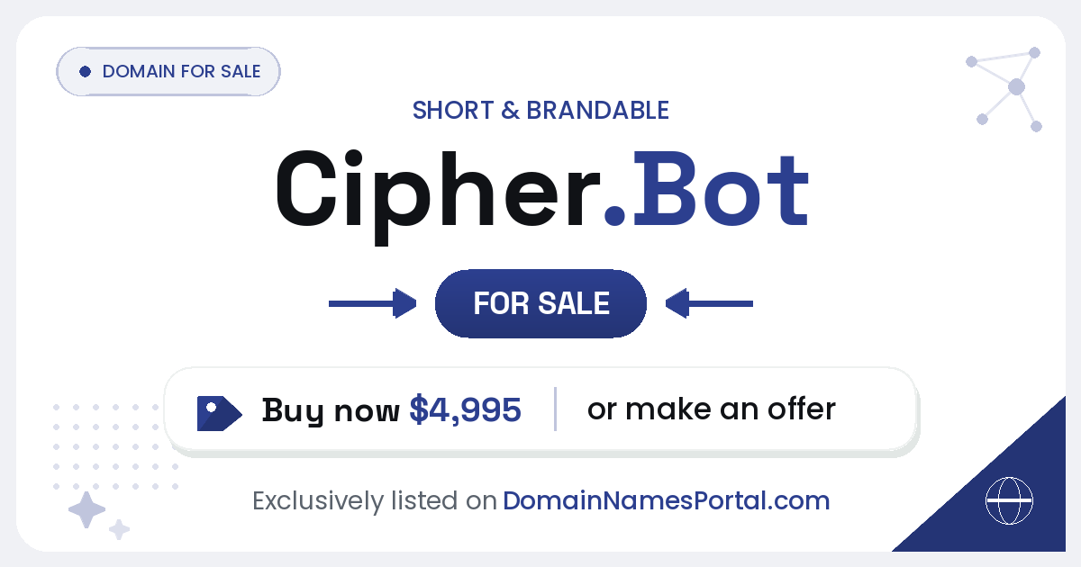 CIPHER.BOT share card