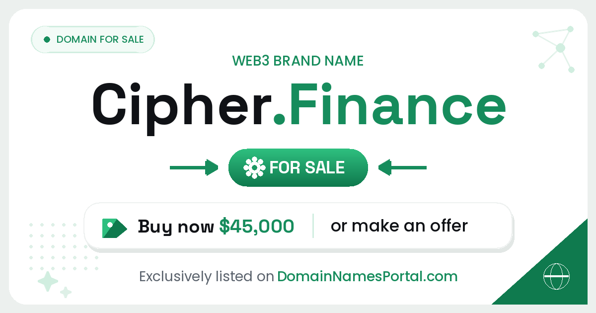 Cipher.Finance share card
