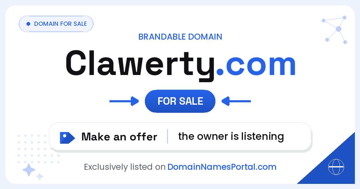 Clawerty.com share card