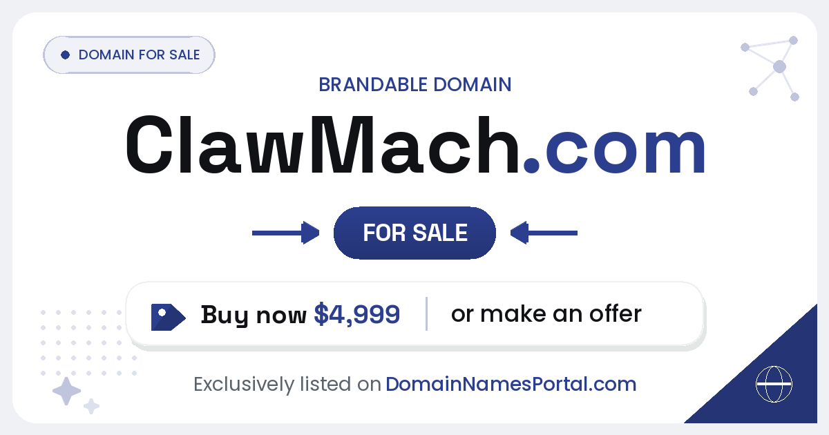 ClawMach.com share card