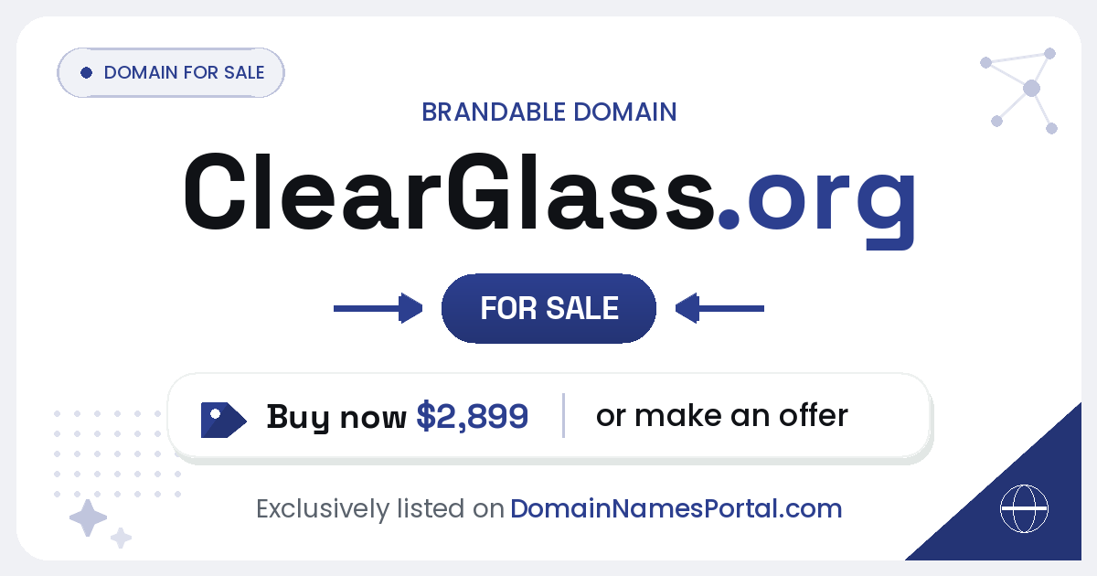 ClearGlass.org share card