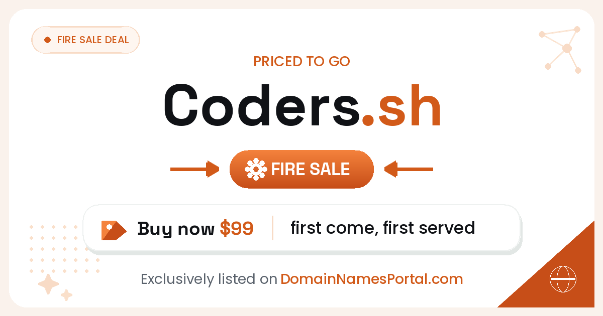 Coders.sh share card