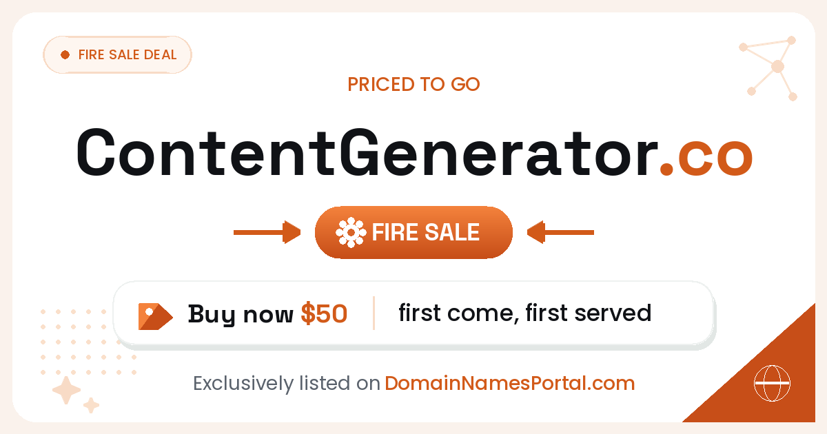 ContentGenerator.co share card